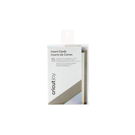 Cricut Joy™ Insert Cards, Gray/Silver Holographic 3.5" x 4.9" Cricut Joy™ Insert Cards, Gray/Silver Holographic 3.5" x 4.9"