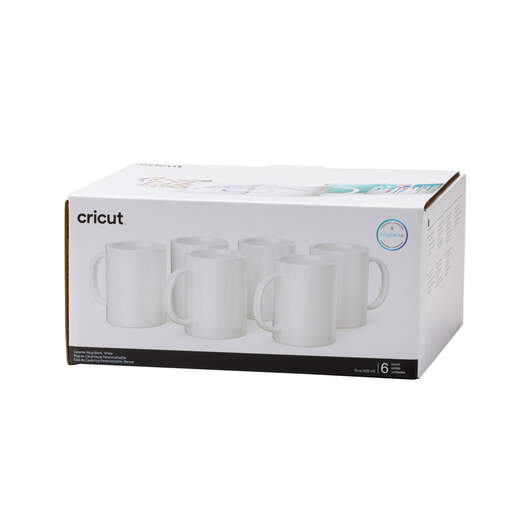 Cricut 15 oz. White Ceramic Mug Blank (6 ct)