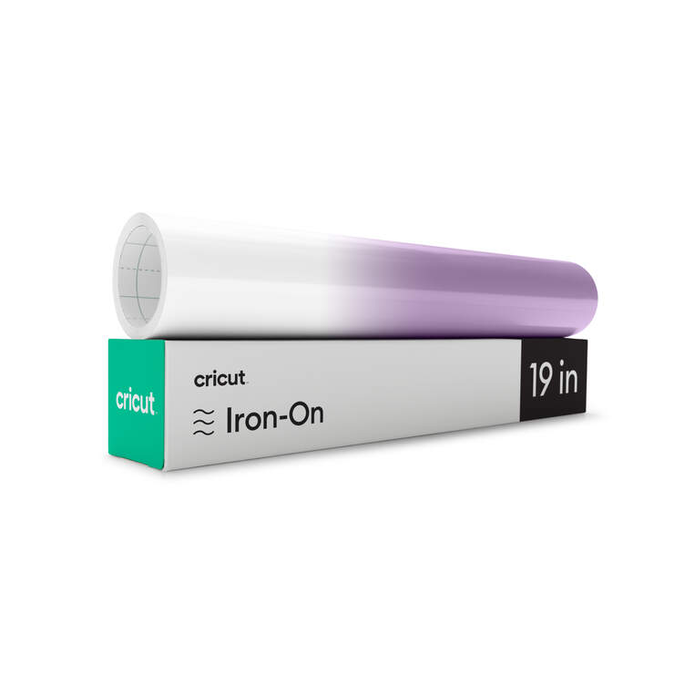 UV-Activated, Color-Changing Iron-On, White - Violet UV-Activated, Color-Changing Iron-On, White - Violet