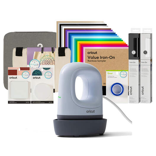Cricut EasyPress Mini™ LT, Blue + Everything Bundle