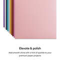 Cricut&reg; Shimmer Paper, Rainbow Sampler - 12 in x 12 in (20 ct)