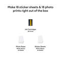 Cricut StickerPix Print + Cut&trade; Sticker Sheets, Photo Paper & Ink Cartridge Set (36 Prints)