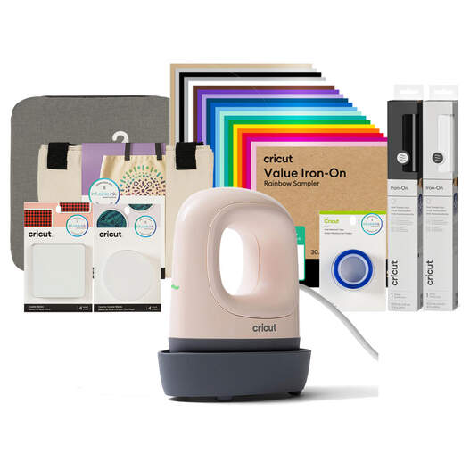 Cricut EasyPress Mini™ LT, Blush Pink + Everything Bundle