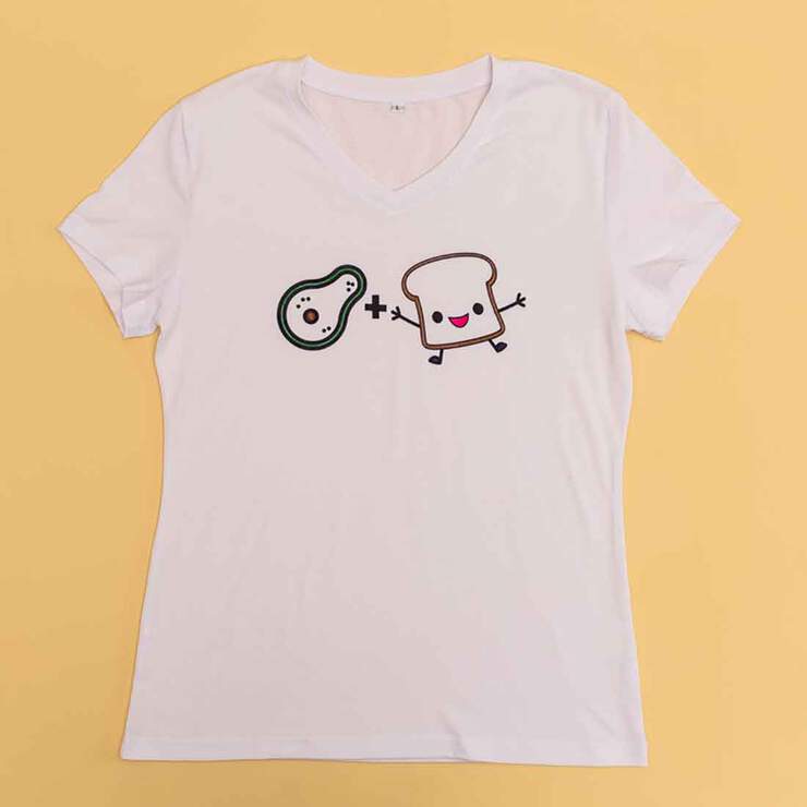 Women's T -Shirt Blank, V -Neck