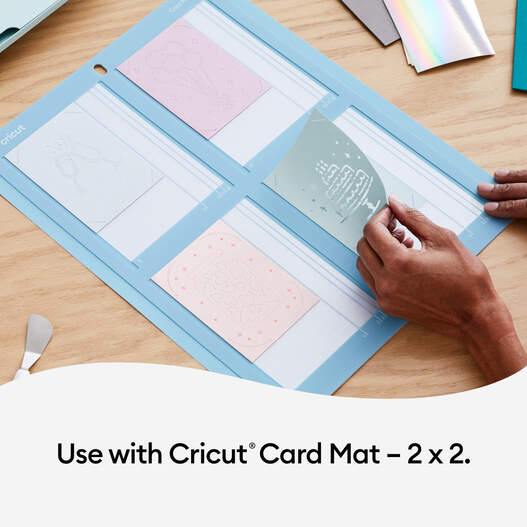 The Non-Crafty Crafter: Cricut product launch - 2x2 Card mat and
