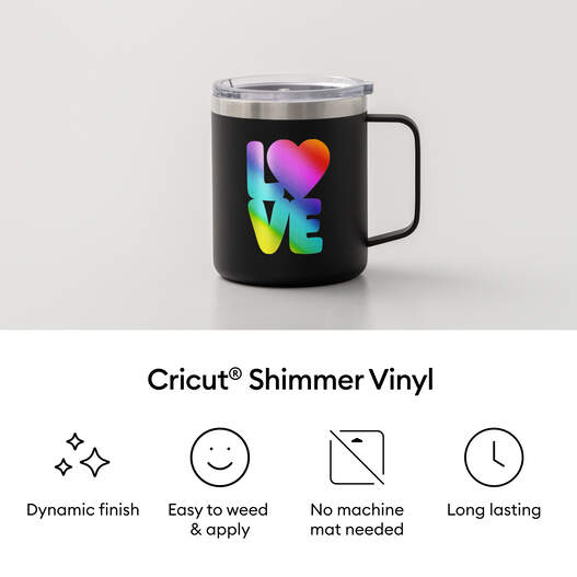 Cricut® Smart Vinyl™ Matless Permanent Shimmer Vinyl (13 in x 36 in) Cricut® Smart Vinyl™ Matless Permanent Shimmer Vinyl (13 in x 36 in)