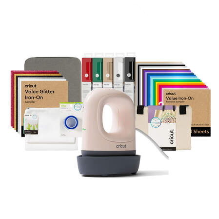 Cricut EasyPress Mini&trade; LT, Blush Pink + Everything Bundle