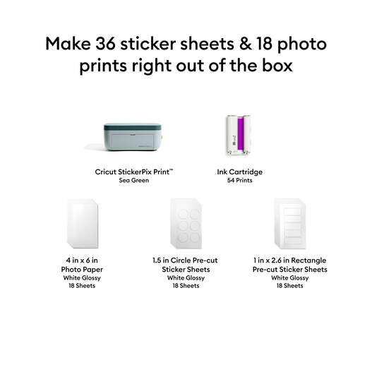 Cricut StickerPix Print&trade; Essential Bundle
