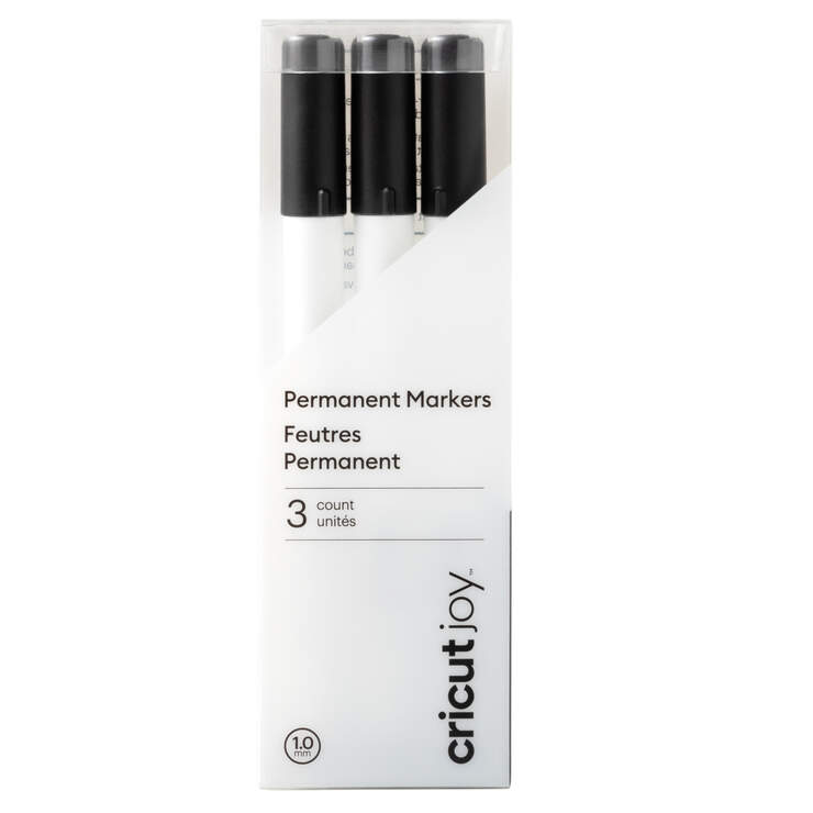 Cricut Joy™ Permanent Markers 1.0 mm, Black (3 ct)