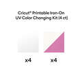 Cricut&reg; Printable Iron-On UV Color Changing Kit &ndash; 8.5 in x 11 in (4 ct)