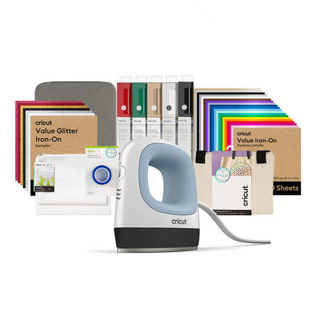 Cricut EasyPress Mini&trade;, Zen Blue + Everything Bundle