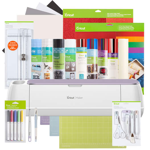 Cricut Maker 3 + Everything Materials Bundle, Lilac Cricut Shop