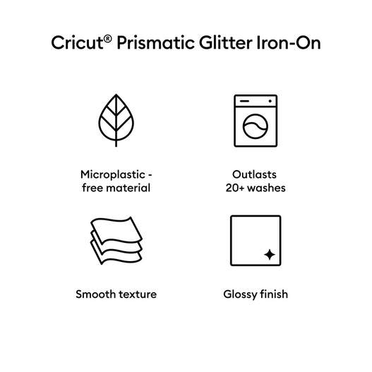 Cricut Joy Xtra™ Prismatic Glitter Smart Iron-On™  (19 in)