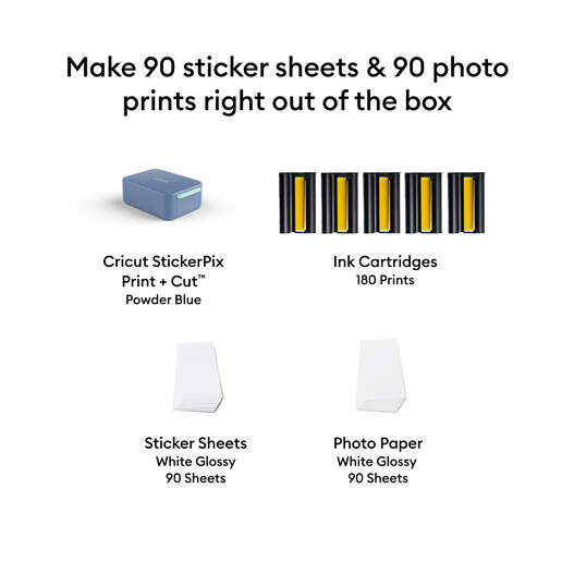 Cricut StickerPix Print + Cut&trade; Ultimate Plus Bundle
