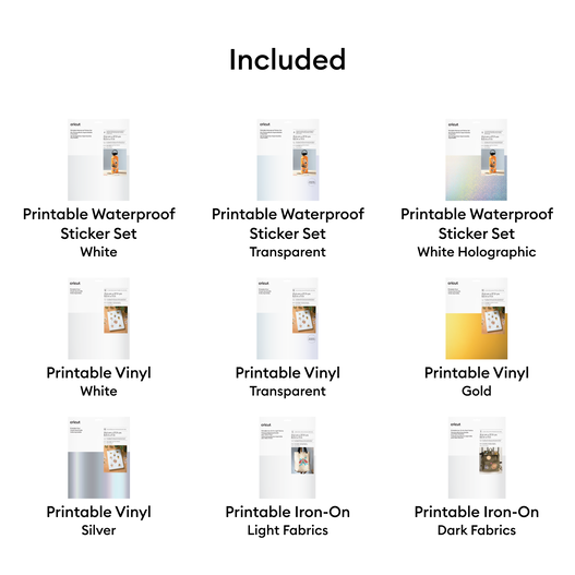Cricut&reg; Printable Materials Bundle