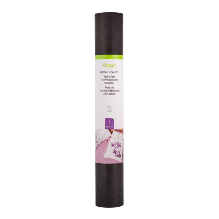 Bulk Glitter Iron-on, Black