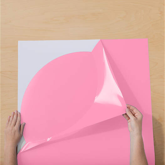 Smart Vinyl - Removable, Light Pink 5 ft