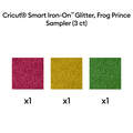 Cricut&reg; Smart Iron-On&trade; Glitter Matless Heat Transfer Vinyl, Frog Prince Sampler - 13 in x 12 in (3 ct)