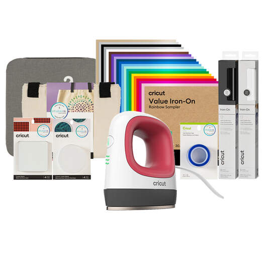 Cricut EasyPress Mini™, Raspberry + Everything Bundle