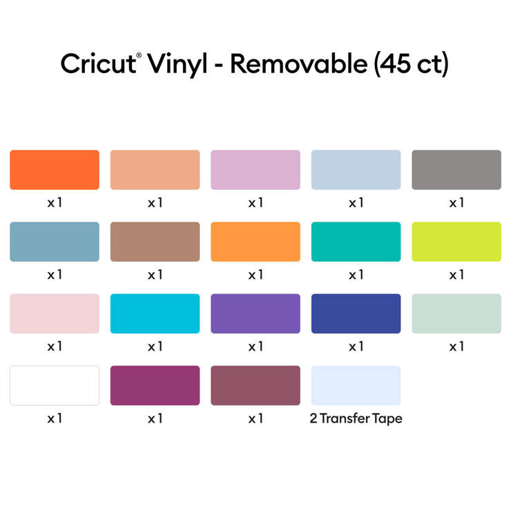 Vinyl, Everything Sampler - Removable (45 ct)