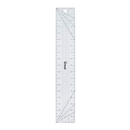 Cricut Metal Ruler - Safety Cutting Ruler for Use with Rotary Cutters,  Cricut TrueControl knife, Xacto knife - Great For Quilting, Scrapbooking,  Crafting and Paper Cutting - 18, Mint