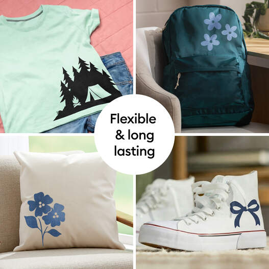 Iron-on Patch, Blue Denim Tones, 8 in x 12 in (8)