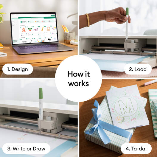 Cricut&reg; Fine Point Pens 0.4 mm, Ultimate Sampler (30 ct) + Adapter