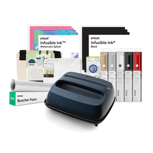 Cricut EasyPress&reg; SE &ndash; 12 in x 10 in, Slate Blue + Everything Bundle