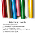 Cricut® Smart Iron-On™ Matless Heat Transfer Vinyl, Variety Sampler - 13 in x 12 in (12 ct)