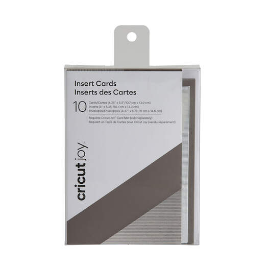 Cricut Joy™ Insert Cards, Gray/Silver Brush 4.25 x 5.5