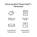 Cricut Joy Xtra™ Smart Vinyl™ – Permanent (20 ft)