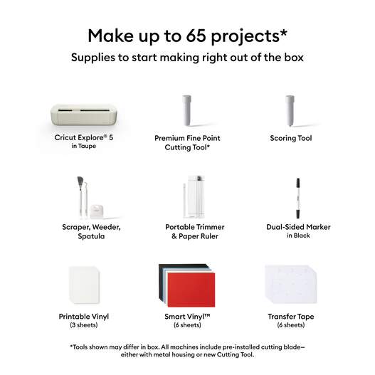 Cricut Explore&reg; 5 + Essential Bundle