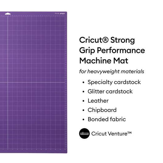 Cricut Strong Grip Performance Machine Mat, 24 in x 12 in (2 ct)