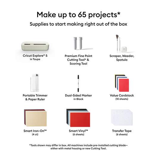 Cricut Explore&reg; 5 + Essentials Bundle