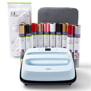 Cricut EasyPress&trade; 3, 12" x 10" + Essentials Iron -On Bundle