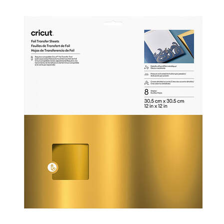 Foil Transfer Sheets, Gold (8 ct)
