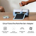 Cricut&reg; Extra Fine Point Pen Set, 0.3mm (3 ct) + Adapter