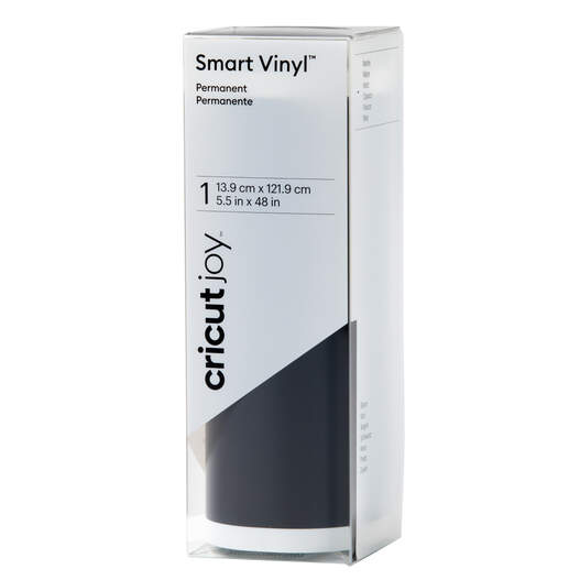 Cricut® Smart Permanent Vinyl, 13 x 48, Black - Zerbee