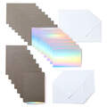 Cricut Joy™ Insert Cards, Gray/Silver Holographic 3.5" x 4.9"