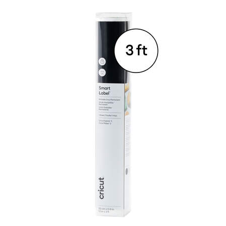Rouleau de vinyle adhésif repositionnable Smart Vinyl 'Cricut' Blanc 33 cm  x 3.6 m - La Fourmi creative