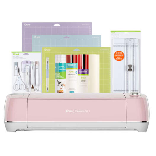 Cricut Explore Air™ 2, Rose + Essentials Bundle Cricut Shop