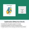 Cricut&reg; Sublimation Glitter Iron-On Kit &ndash; 8.5 in x 11 in (4 ct)
