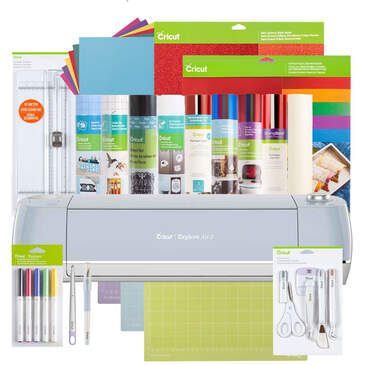 Cricut Explore Air&trade; 2, Blue + Everything Bundle