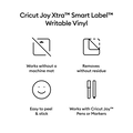 Cricut Joy Xtra™ Smart Vinyl™ Writable Vinyl – Removable (3 ct)