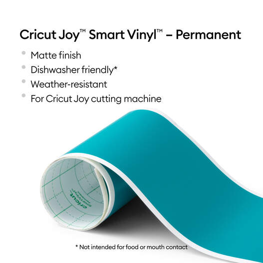 Cricut Joy Smart Vinyl | Removable | 10 ft | Aqua