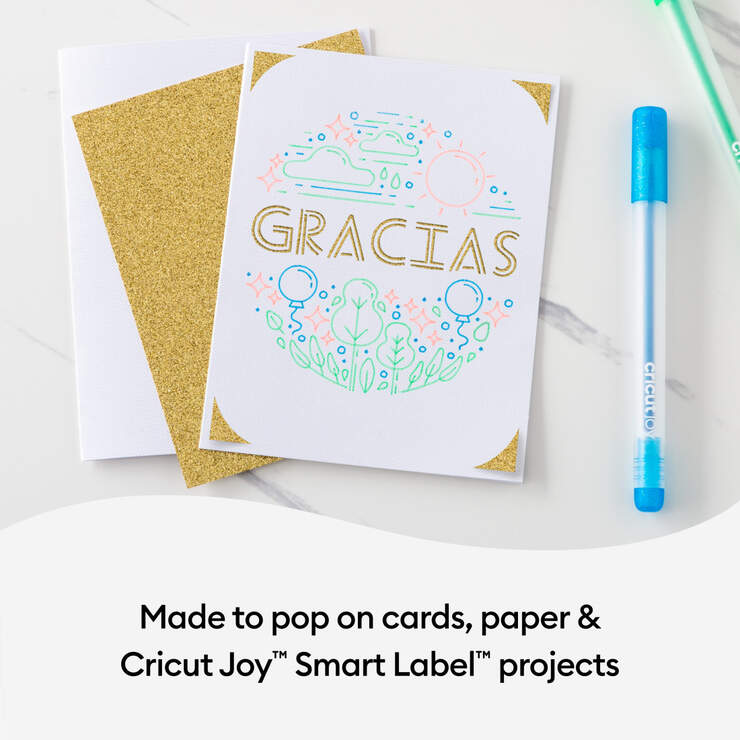 Cricut Joy™ Glitter Gel Pens 0.8 mm, Neon (3 ct) Cricut Joy™ Glitter Gel Pens 0.8 mm, Neon (3 ct)