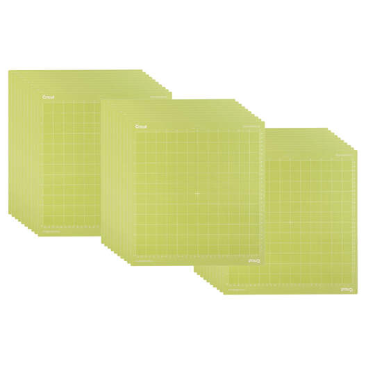 3-PCS Green】Cutting Mat for Cricut Maker/Explore Variety 12''x12''  StandarGrip* 793945580552