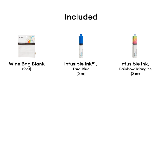 Cricut Infusible Ink&reg; Wine Bag Kit