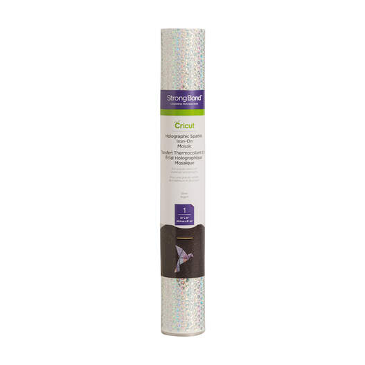 Holographic Sparkle Iron-On Mosaic Circles