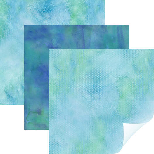 Patterned Iron-On™ Sampler, Natalie Malan Aquamarine